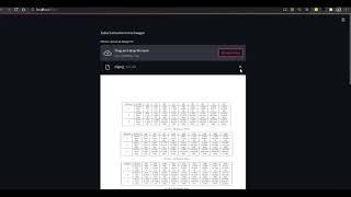 Table Extraction from Images using TableNet