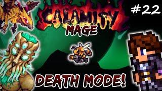 Moon Lord & Dragonfolly in DEATH MODE! Terraria Calamity Let's Play #22 | Mage Class Playthrough