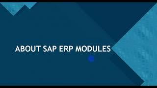 SAP ERP New User Training