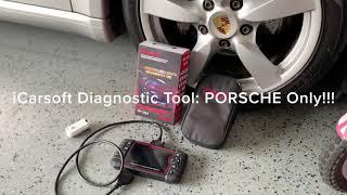 iCarsoft #PORSCHE #Diagnostic #TOOL: #Reset #Service #Light