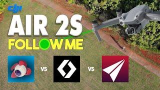 Litchi vs Dronelink vs Maven - Follow Me Comparison Using DJI Air 2S | DansTube.TV