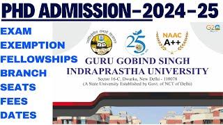 PhD Admission 2024-25 II Delhi- Indraprastha University II Is it a GOOD option for PhD in 2024??