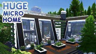 HUGE MICRO HOME - Modern Barn - Tiny Living | Sims 4 Speed Build