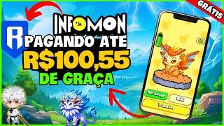  JOGO NFT GRÁTIS MOBILE de MINERAÇÃO ta PAGANDO MUITO ! Como GANHAR no INFOMON - FREE TO PLAY