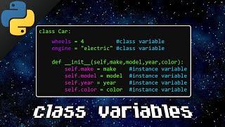 Python class variables 