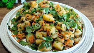 POTATO SALAD RECIPE WITH Purslane THE BEST CHOICE OF SUMMER DAYS