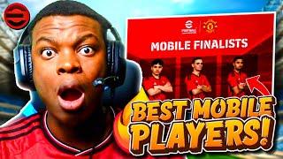 THE BEST eFOOTBALL MOBILE PLAYERS MAN UTD CHAMPIONSHIP FINALS REACTION