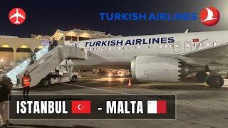 TURKISH AIRLINES Boeing 737 MAX 8 | Istanbul to Malta | Flight Report [March 2024]