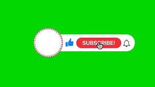 1. Green Screen Subscribe Button (No Copyright) #greenscreen
