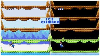 Ice Climber NES HD Texture Pack Mesen Gameplay Showcase