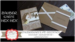 Zauberkarte mit Geldfach basteln - Stampin´Up! - Hochzeitskarte - Geburtstagskarte - Weihnachtskarte