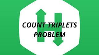 Hackerrank Count Triplet Problem and solution in java