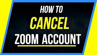how to Delete Zoom Account