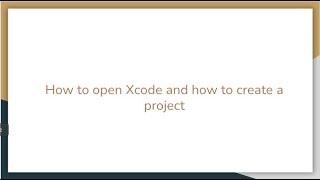 How to create a project