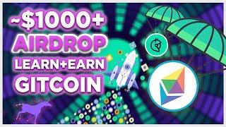 Get $1000+ for FREE - Gitcoin GTC token SMART crypto airdrop!