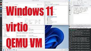 Windows 11 using virtio QEMU virtual machine (VM) tutorial for beginners - July 2023 - 331c0494