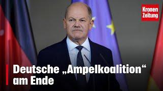 Deutsche „Ampelkoalition“ am Ende | krone.tv NEWS