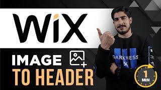 How To Add Image To Header In Wix 2024 | Wix Add Logo To Header | Wix Header Image