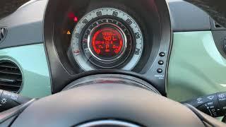 Fiat 500 service light reset