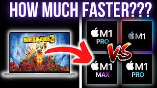 M1 Max VS M1 Pro VS M1 - Which is BEST for GAMING? Apple Silicon Mac games benchmarked