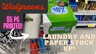 Walgreens couponing deals 7/14-7/20 Laundry and paper stock up deals!
