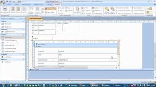 Creating a main Form and sub Form using the Form Wizard in Microsoft Access
