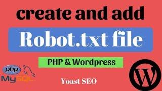 how to edit robots.txt in wordpress | yoast robots.txt