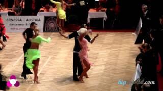 Yuriy Simachev - Anastasia Klokotova, Austrian Open 2013, WDSF WO latin, final - chachacha