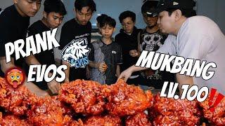 PRANK EVOS MUKBANG MAKAAAN PEDAS LV 100 SAMPE DOER !!!