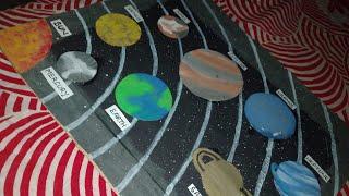 Making SOLAR SYSTEM using WASTE MATERIAL... 