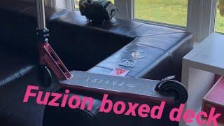 New Scooter Parts (unboxing) fuzion boxed deck