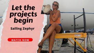 REPAIRING our 43´ SAILBOAT Ourselves (with no experience) | SAILING ZEPHYR - Ep. 149