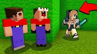 ВСЕ СЕРИИ 2 НУБА И ДЕВУШКА ПРО ИГРАЮТ В ПРЯТКИ В МАЙНКРАФТ! MINECRAFT СБОРНИК