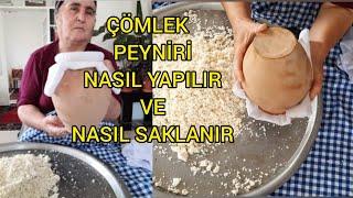 ÇÖMLEK PEYNİRİ NASIL YAPILIR VE NASIL SAKLANIR#doğal