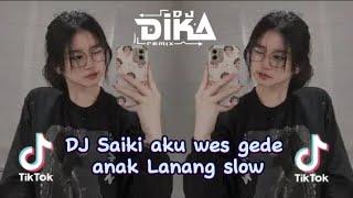 DJ SAIKI AKU WES GEDE ANAK LANANG SLOW DJ DIKA FZ