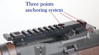 BadAce M1A / M14 Scope Mount NDT (No Drill-Tap) Low-profile and Elevation Adjustable