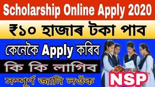 Apply For National Scholarship Portal 2020-21/ NSP Apply Online / Apply Full Process 2020-21.