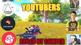 Top 10 Youtubers Killed By Camper  | PUBG MOBILE