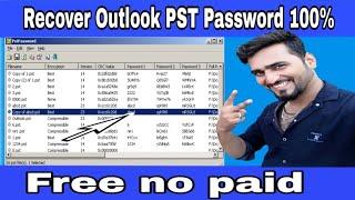 How to Recover lost PST Password for outlook,how to recover outlook password,how to recover outlook