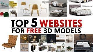 DOWNLOAD FREE 3D MODELS - TOP 5 WEBSITES FOR FREE 3D MODELS