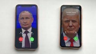 Prank incoming calls from Putin & Trump