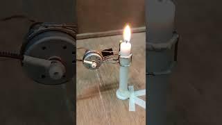 Automatic Candle Snuffer extinguisher legend level #expriment #science #electronic #reels