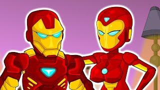 Iron man X Iron Woman ft. Pepper Potts (Animated Parody)