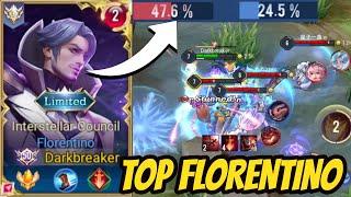 TOP 1 FLORENTINO 50% DAMAGE - SERVER BEST FLORENTINO GAMEPLAY | AoV | 傳說對決 | RoV | Liên Quân Mobile