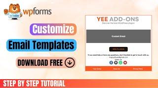 Personalize All WPForms Emails by Customizing Your Email Template - Free Version