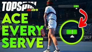 How to MASTER your serve - TopSpin 2K25 Gameplay Tips