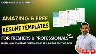 PERFECT RESUME in 2022 | Free resume format for freshers & professionals | Jobs will find you!