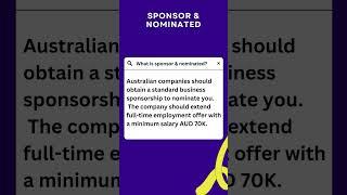 Have you been sponsored and nominated? Apply with us #australianews  #newstars #visa482