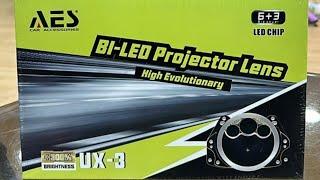 Aes Bi-Led Projector Lens Ux3 high Evaluationary tripple lens Projector light #aesux3