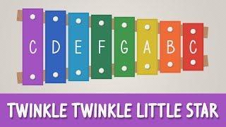 How to play Twinkle Twinkle Little Star on a Xylophone - Easy Songs - Tutorial